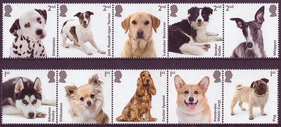 (image for) SG5166 / 75 2024 Dogs unmounted mint set of 10